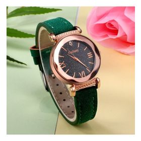 Gogoey Lüks Moda Şık Trend Siyah Rose Gold Kadın Kol Saati