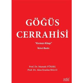Göğüs Cerrahisi Kırmızı Kitap - Nobel Tıp Kitabevleri