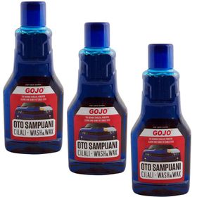 Gojo 3'lü Cilalı Oto Şampuanı