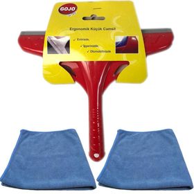Gojo Cam Çekçek Küçük Boy + 2 Adet Mikrofiber Bez