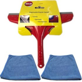 Gojo Cam Çekçek Küçük Boy + 2 Adet Mikrofiber Bez