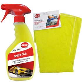 Gojo Hızlı Sprey Cila & Gojo Mikrofiber Kurulama Havlusu