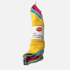 Gojo Mikrofiber 30x30 cm 4'lü Temizlik Bezi