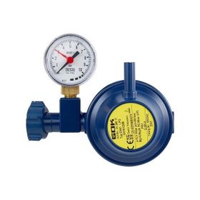 Gok - 90 Derece Dik Çıkışlı Manometreli LPG-Gaz Dedantör-Regülatör