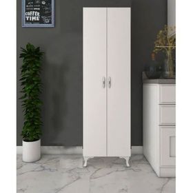Gökberk GB-1800 %100 Mdf 8 Raflı 2 Kapaklı Çok Amaçlı Dolap