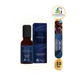 Gökçek Kozmetik Nightman Alkolsüz 10 ml Erkek Parfümü