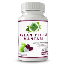 Gökçek Şifa Aslan Yelesi Mantarı 60 Kapsül