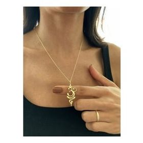 Gökdeniz 925 925 Ayar Yoga Kadın Gümüş Kolye