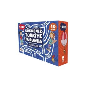 Gökdeniz Türkiye Turunda 4. Sınıf Seti - 10 Kitap - Vildan Özdemir