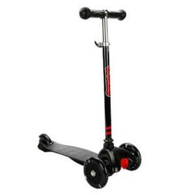 Gokidy Rookie 3 Tekerlekli Işıklı Siyah Mini Scooter