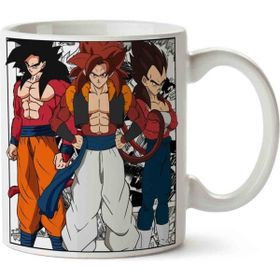 Goku Vegeta Gogeta Ssj İki Tarafı Baskılı Kupa