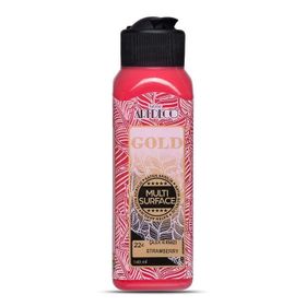 Gold 224 Çilek Kırmızı 140 ml Multi Surface Saten Akrilik Boya