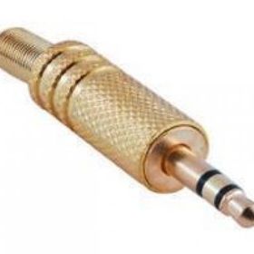 Gold 3.5 mm Stereo Erkek Jack