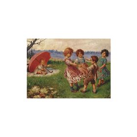 Gold 500 Parça Oyun Oynayan Çocuklar Puzzle