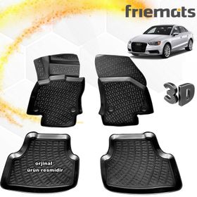 Gold Audi A3 Sedan 2013-2020 3d Havuzlu Paspas