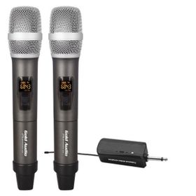 Gold Audio GX-832EE UHF Çift El Telsiz Mikrofon