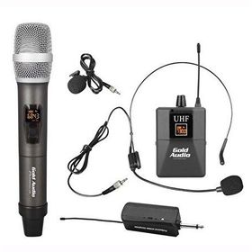 Gold Audio GX-832EY EL+Yaka UHF Telsiz Mikrofon