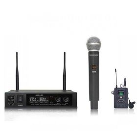 Gold Audio U-626EY Çiftli Uhf Kablosuz El ve Yaka Mikrofonu
