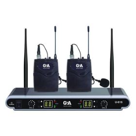 Gold Audio U-626YY Çiftli Kablosuz Yaka Mikrofonu