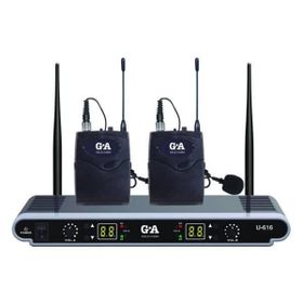 Gold Audio U-626YY Çiftli Kablosuz Yaka Mikrofonu