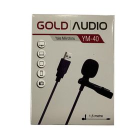 Gold Audio YM-40 Usb Telefon Tip Yaka Mikrofonu