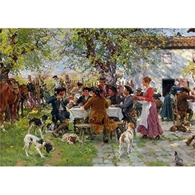 Gold Avcıların Öğle Yemeği 1000 Parça Puzzle