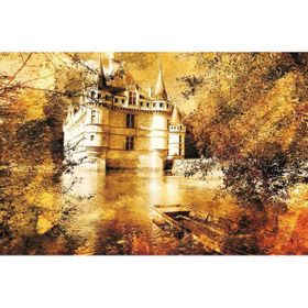Gold Azay Le Rideau Şatosu 500 Parça Puzzle