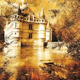 Gold Azay Le Rideau Şatosu 500 Parça Puzzle