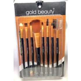 Gold Beauty 8'li Makyaj Fırça Seti