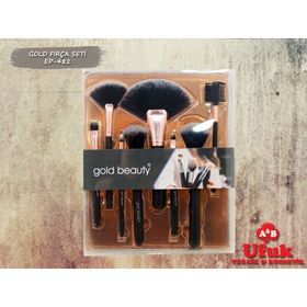 Gold Beauty 8'li Makyaj Fırça Seti