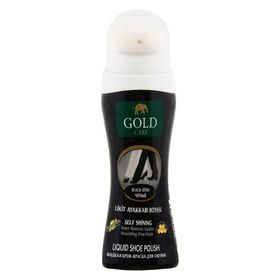 Gold Care 75 ml Siyah Likit Ayakkabı Boyası