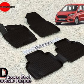 Gold Ford Tourneo Courier 2014-2020 3d Havuzlu Paspas