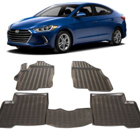 Gold Hyundai Elentra 6 2015-2020 3d Havuzlu Paspas