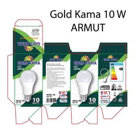 Gold Kama GA-10 10 W E27 Duy 10'lu Enerji Tasaruflu Beyaz Işık Led Ampul