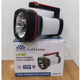 Gold Kama GK6777 Uzun Mesafeli Led'li Projeksiyon El Feneri