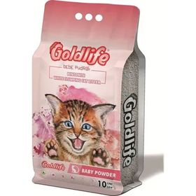 Gold Life Premium Bebe Pudralı 10 lt Kedi Kumu
