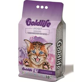 Gold Life Premium Lavender İnce Taneli 10 lt Kedi Kumu