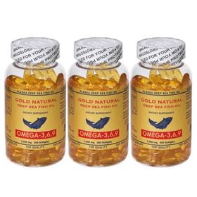Gold Natural Omega 3-6-9 1000 mg 3x200 Kapsül Balık Yağı