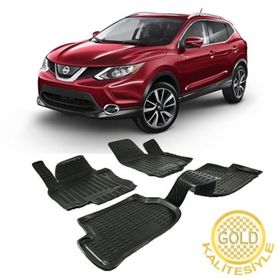 Gold Nissan Qashqai 2 2014-2020 3d Havuzlu Paspas