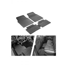 Gold Oto Aksesuar Audi A4 2007 Sonrası Başak 3D Leduc Siyah Oto Paspas