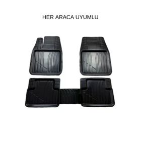 Gold Oto Aksesuar Audi A4 B6-B7 2000-2007 Magnum Siyah Oto Paspas