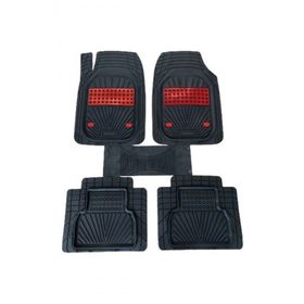 Gold Oto Aksesuar Audi A8 D3 4E 2003-2009 Negro Kırmızı Oto Paspas