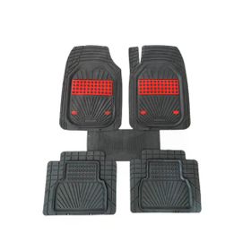 Gold Oto Aksesuar Citroen C4 Cactus 4D Maxi Havuzlu Negro Kırmızı Oto Paspas Sürpriz Hediyeli