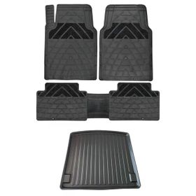 Gold Oto Aksesuar Fiat Fiorino 2008-2021 Zube Havuzlu Paspas + Elmas Kesim Bagaj Havuzu