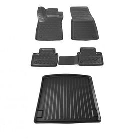 Gold Oto Aksesuar Honda Civic FD6 Sedan 2006-2012 3D Havuzlu Paspas ve Elmas Kesim Bagaj Havuzu Set