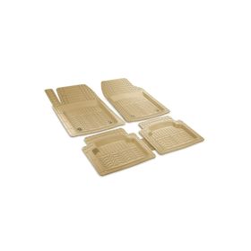 Gold Oto Aksesuar Skoda Rapid 3D Profesyonel Bej Havuzlu Kauçuk Paspas