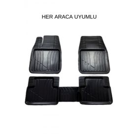 Gold Oto Aksesuar Skoda Rapid Spaceback Badem 3D Bern Siyah Oto Paspas