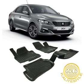Gold Peugeot 301 2015-2020 3d Havuzlu Paspas