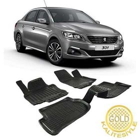 Gold Peugeot 301 2015-2020 3d Havuzlu Paspas