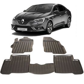 Gold Renault Megane 4 Sedan 2016-2020 3d Havuzlu Paspas